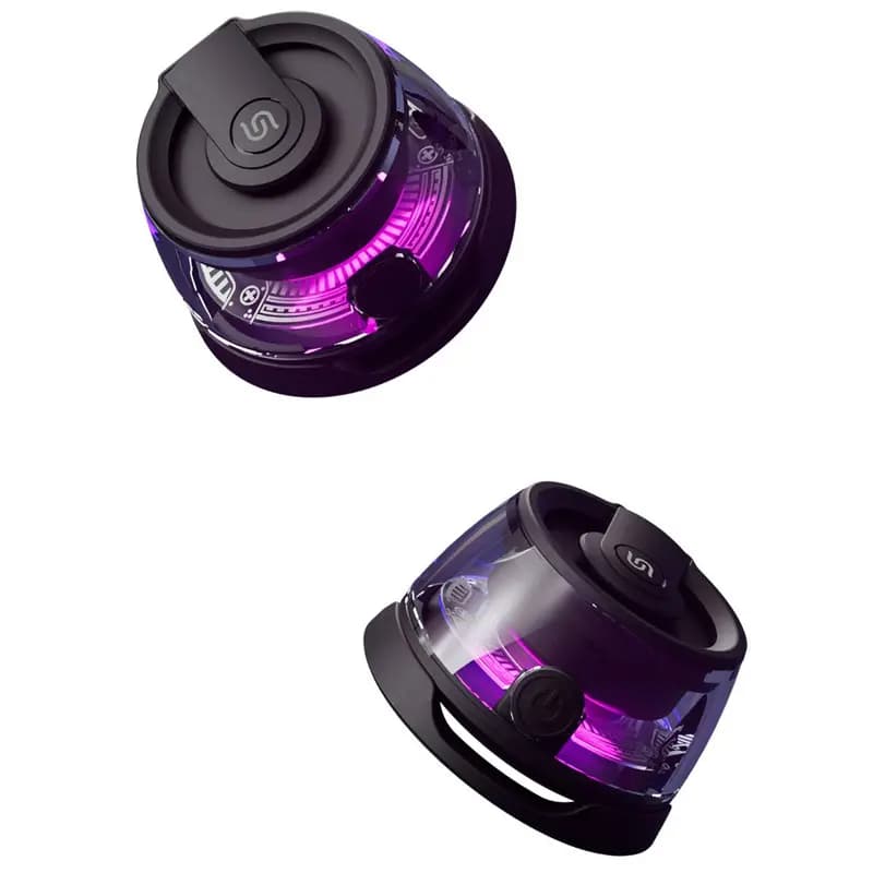 اسپیکر بلوتوثی مگنتی پرودو مدل Porodo Soundtec Charme Magnetic Speaker PD-STMS3W-BK — تصویر ۴