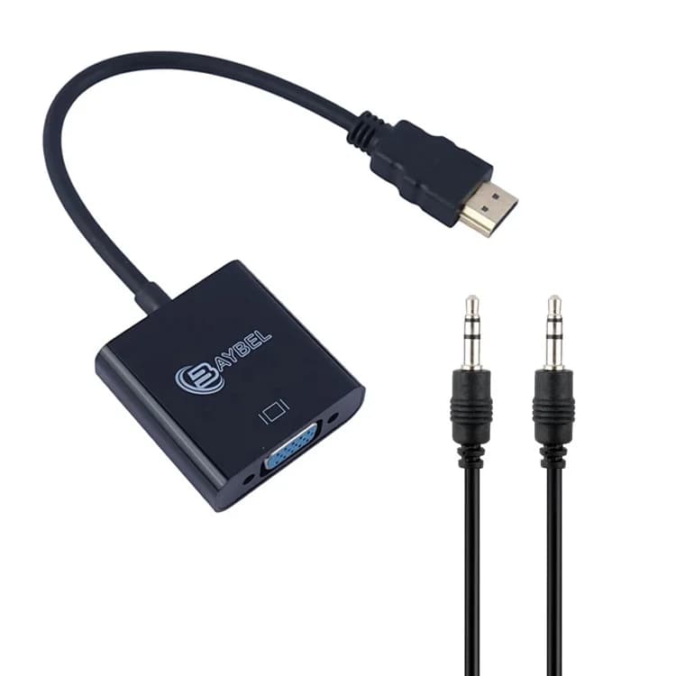 تبدیل HDMI به VGA مدل C-36 بایبل با کابل صدا — تصویر ۶