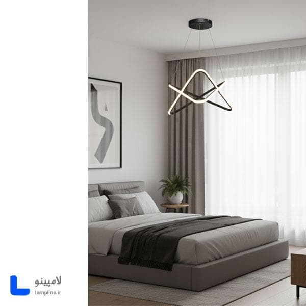 چراغ آویز مدرن مثلث شاین لایت — تصویر ۲