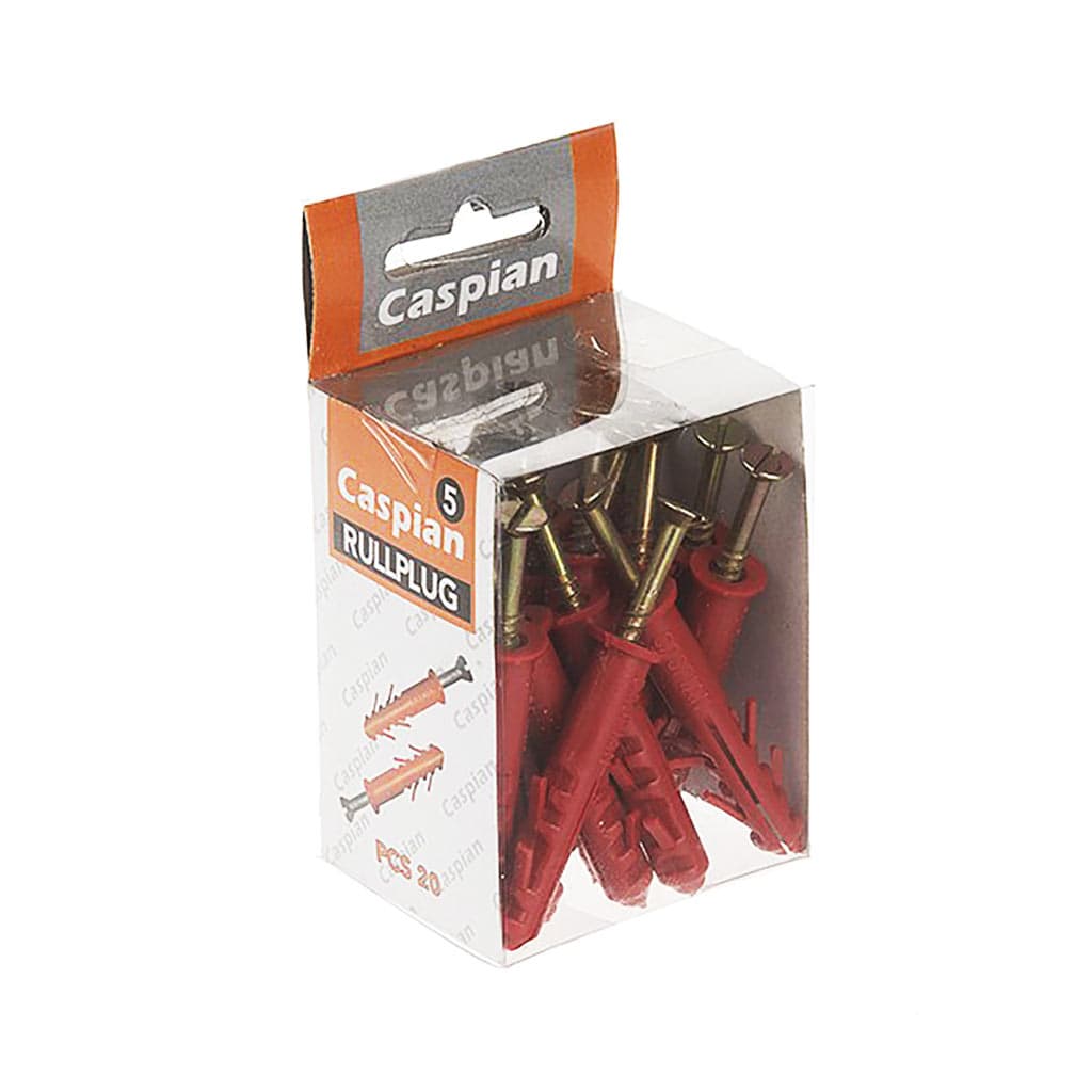 پیچ و رولپلاک لبه دار کاسپین 6 سانتی Caspian rawlplug with Screw — تصویر ۴
