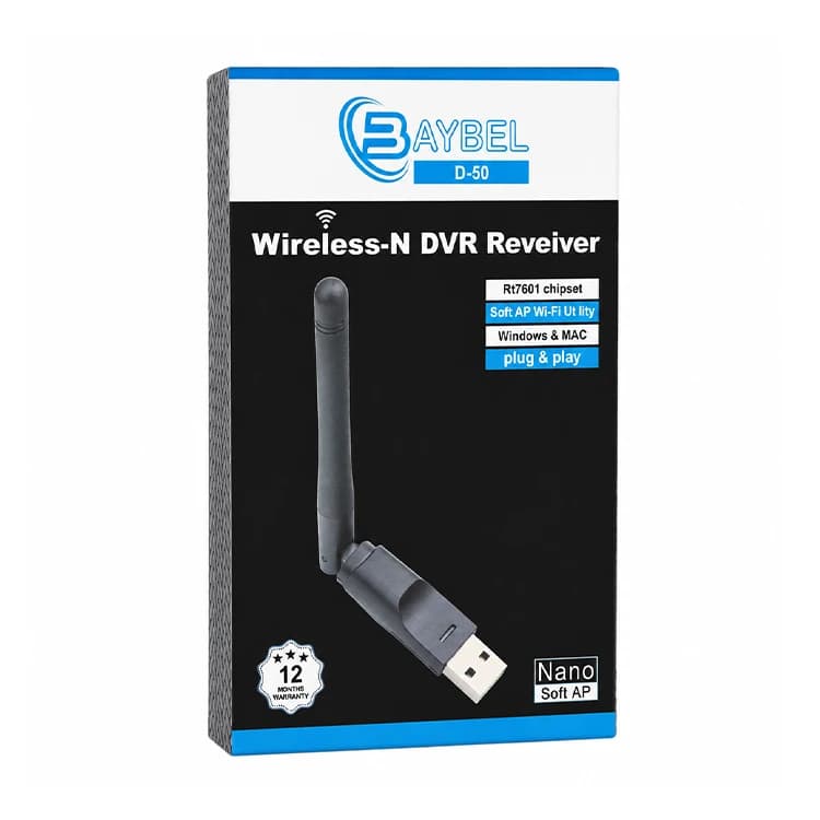 دانگل WiFi آنتن دار BAYBEL مدل D50 — تصویر ۳