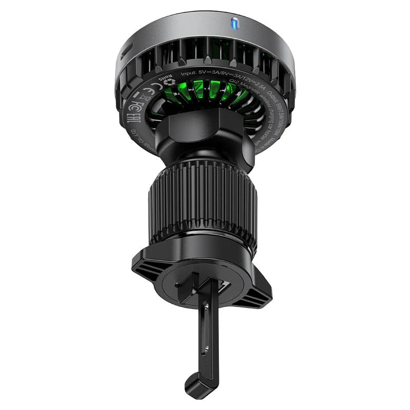 هولدر و شارژر وایرلس دریچه کولری مگ سیف ایس فست ACEFAST D40 Qi2 توان 15 وات — تصویر ۳