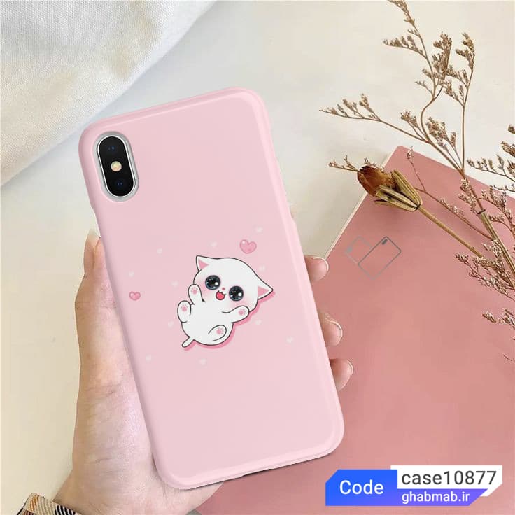 قاب گوشی طرح دخترانه گربه case10877 — تصویر ۳