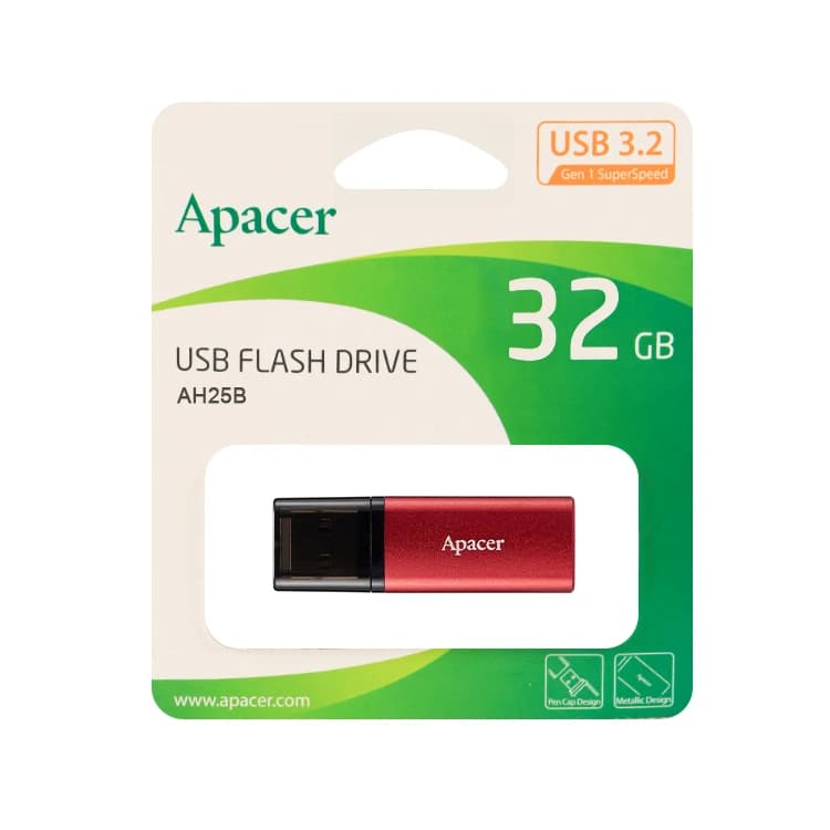 فلش 32 گيگ APACER مدل USB3.2 AH25 — تصویر ۲