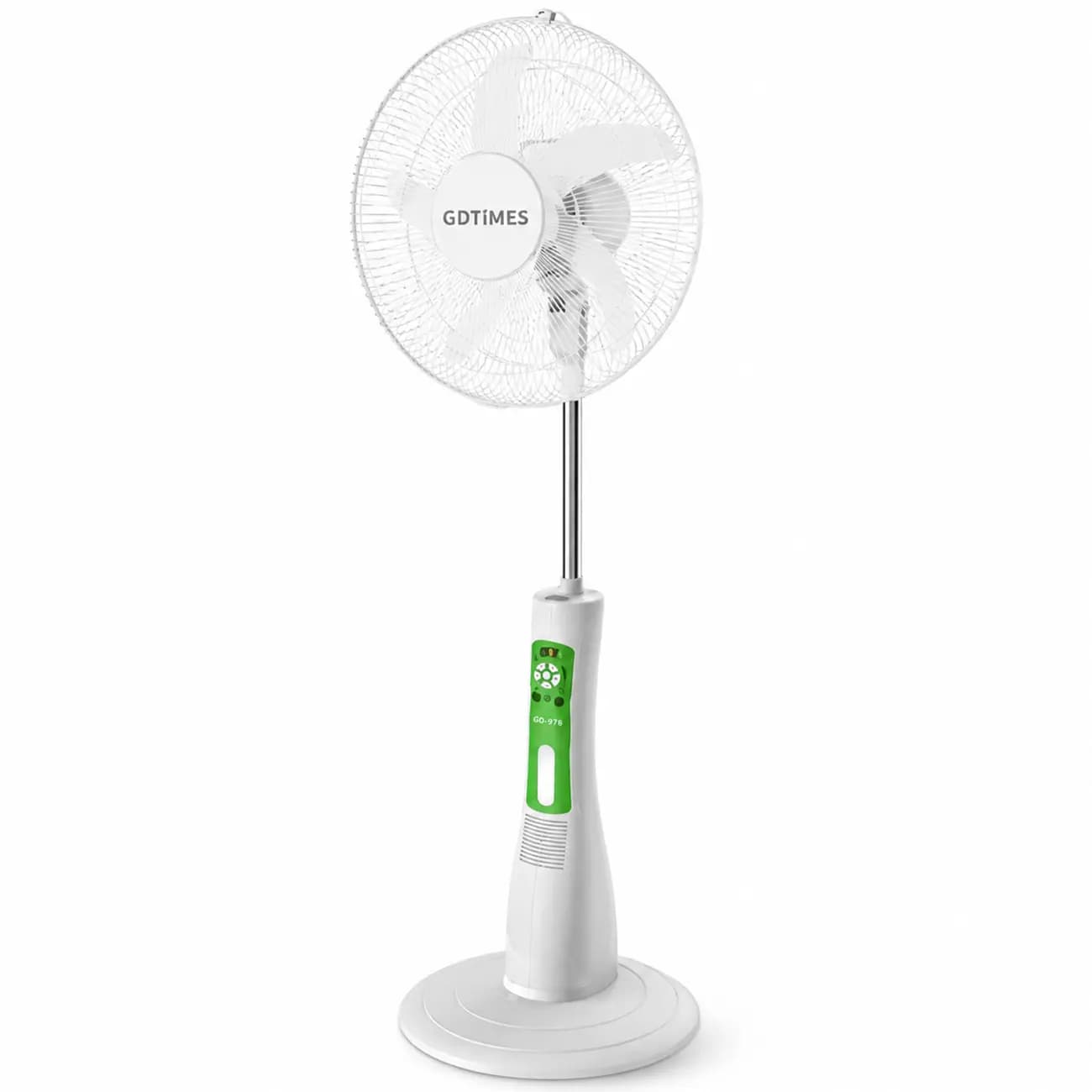 پنکه ایستاده شارژی و خورشیدی جی دی تایمز مدل GDTIMES GD-978