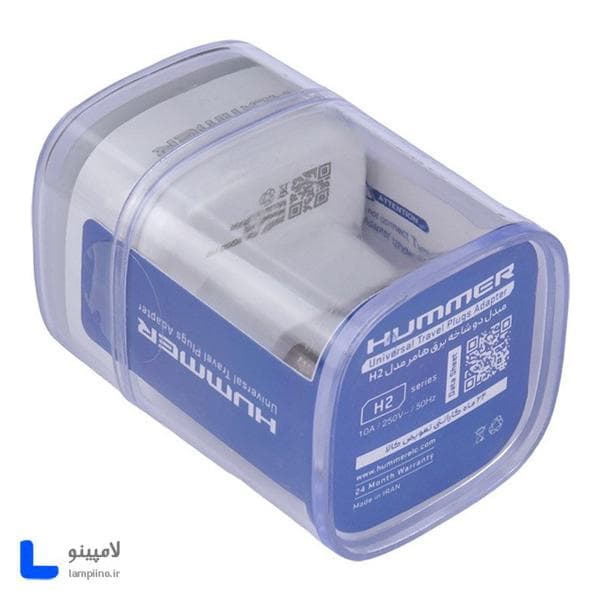 مبدل دوشاخه برق 3 به 2 چراغدار هامر مدل H2 — تصویر ۶