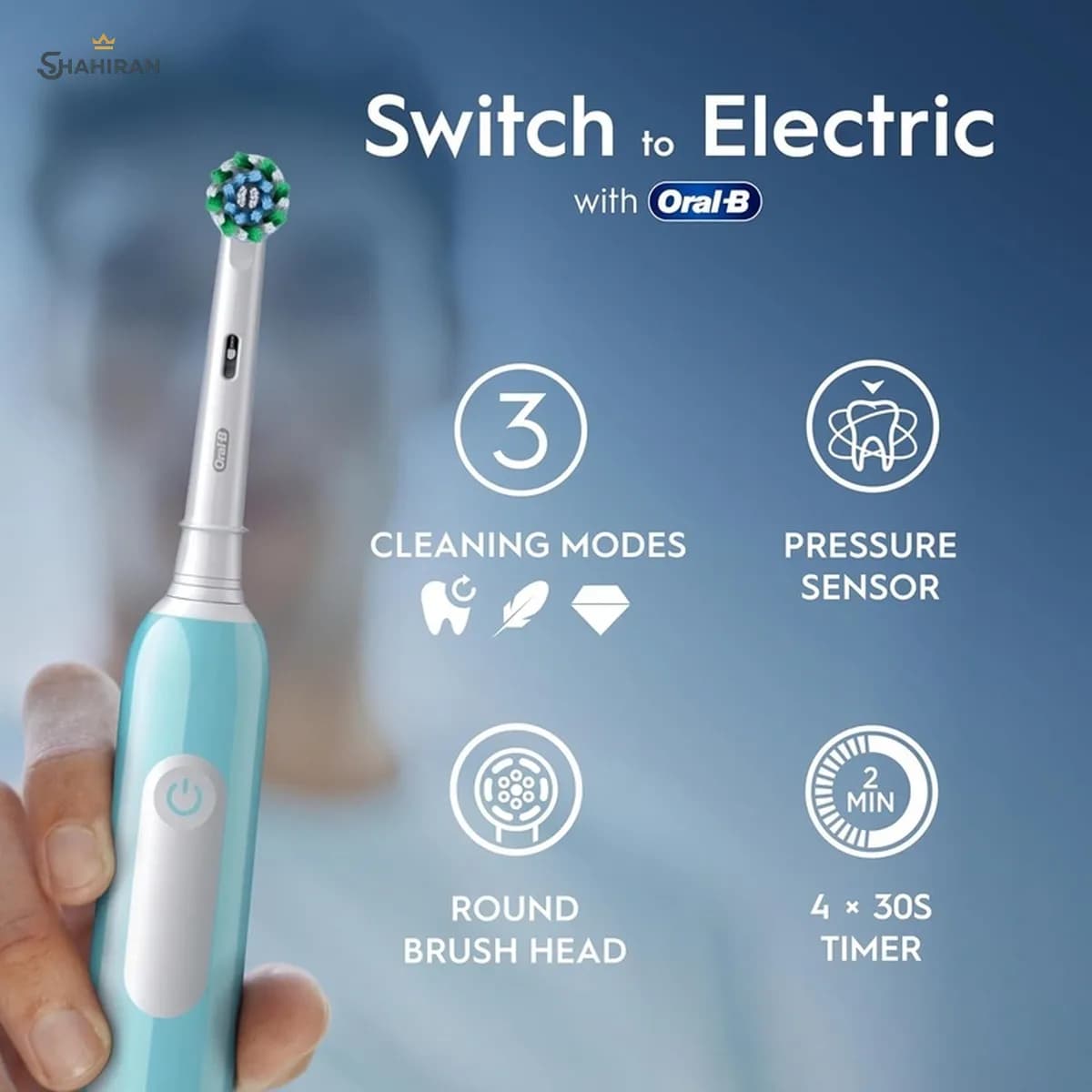 مسواک برقی اورال-بی مدل PRO SERIES 1 — تصویر ۳