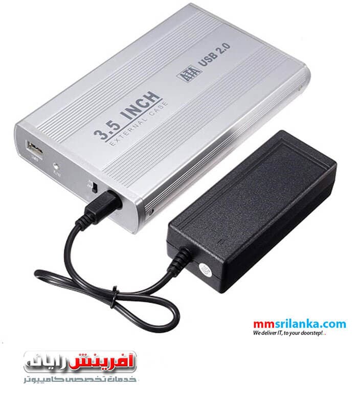 3.5 HDD External Case USB 2.0باکس هارد اکسترنال — تصویر ۲