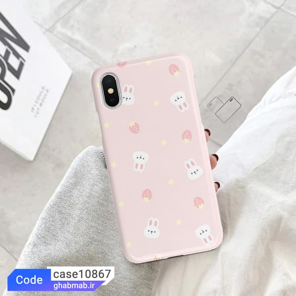 قاب گوشی دخترونه توت فرنگی case10867 — تصویر ۳