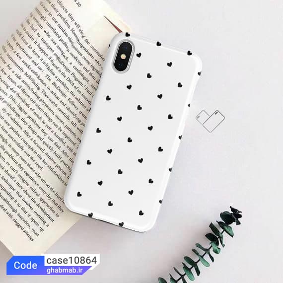 قاب گوشی سفید قلبی case10864 — تصویر ۵