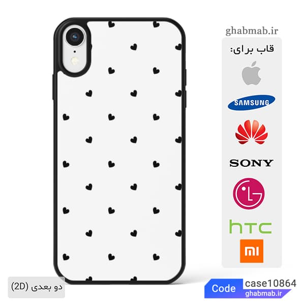 قاب گوشی سفید قلبی case10864 — تصویر ۶