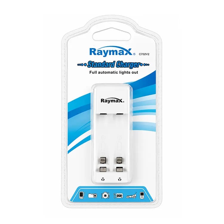 شارژر باتری قلمی و نیم قلمی Raymax مدل C702V2 — تصویر ۳