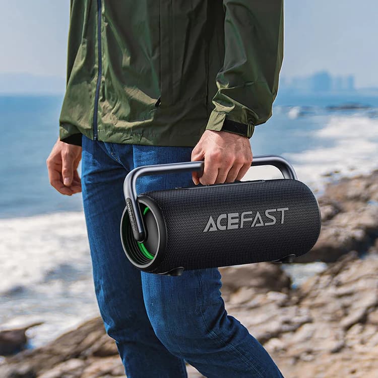 اسپیکر بلوتوث ایس فست ACEFAST K3 Ultra توان 120 وات رم و فلش خور — تصویر ۱۲