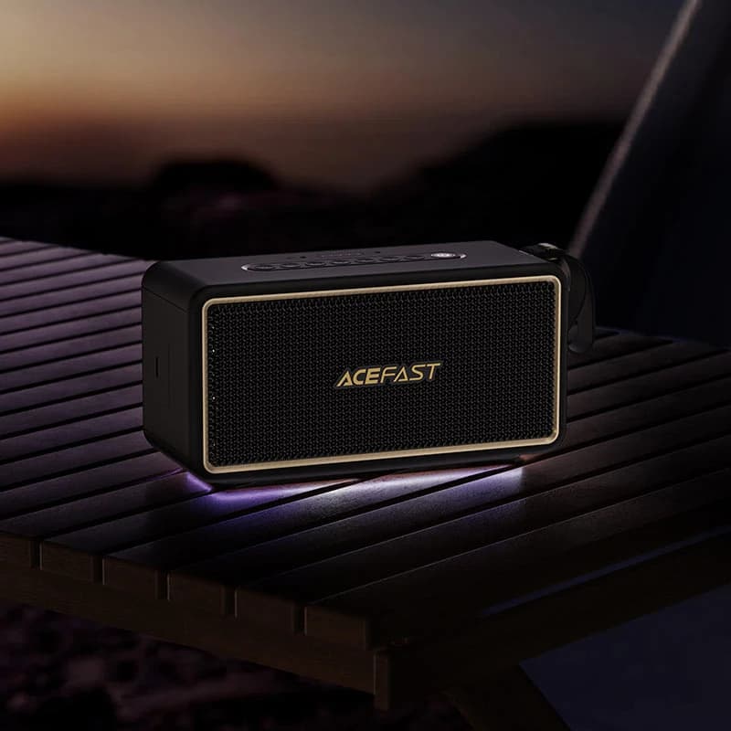 اسپیکر بلوتوث ایس فست ACEFAST K3 Ultra توان 120 وات رم و فلش خور — تصویر ۳