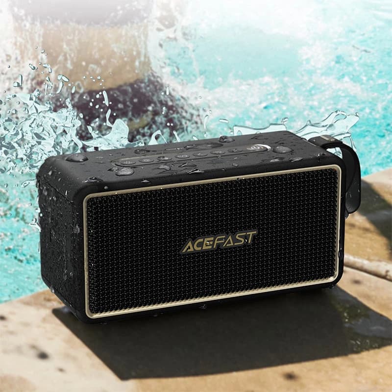 اسپیکر بلوتوث ایس فست ACEFAST K3 Ultra توان 120 وات رم و فلش خور — تصویر ۴