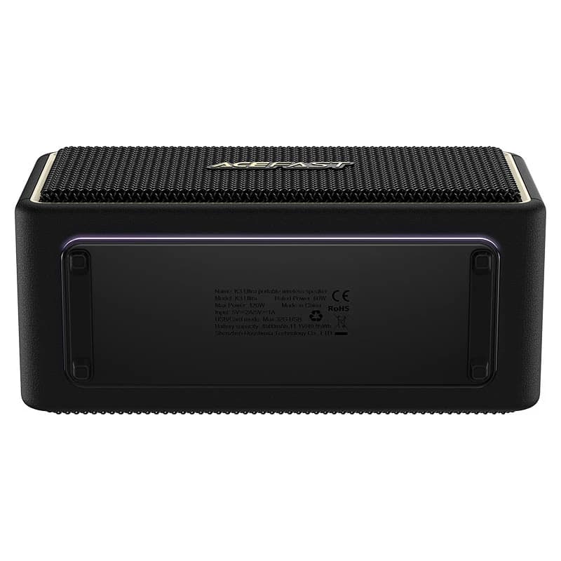 اسپیکر بلوتوث ایس فست ACEFAST K3 Ultra توان 120 وات رم و فلش خور — تصویر ۶