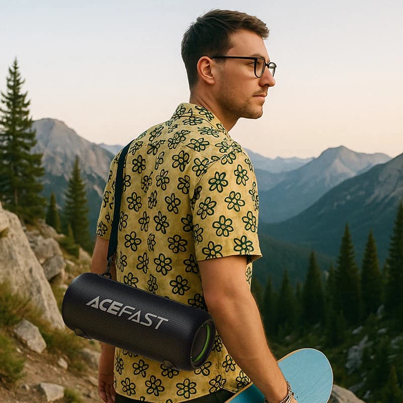 اسپیکر بلوتوث ایس فست ACEFAST K2 Air توان 40 وات فلش خور — تصویر ۲
