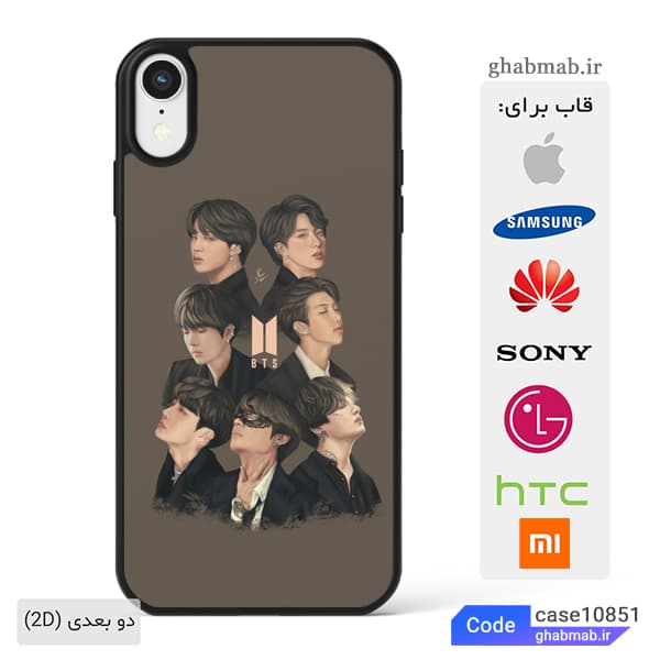 قاب گوشی طرح بی تی اس case10851 — تصویر ۲