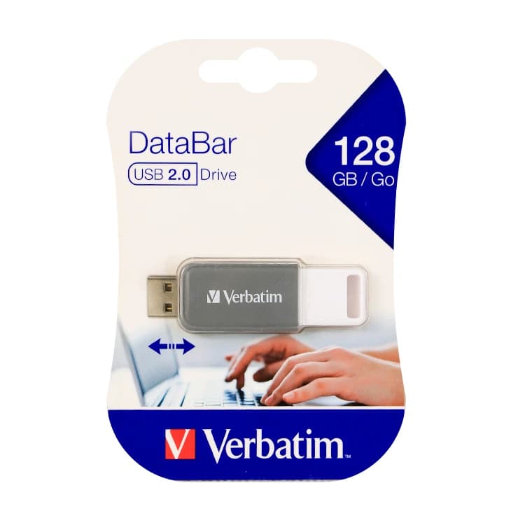 فلش 128 گيگ Verbatim مدل DataBar — تصویر ۳