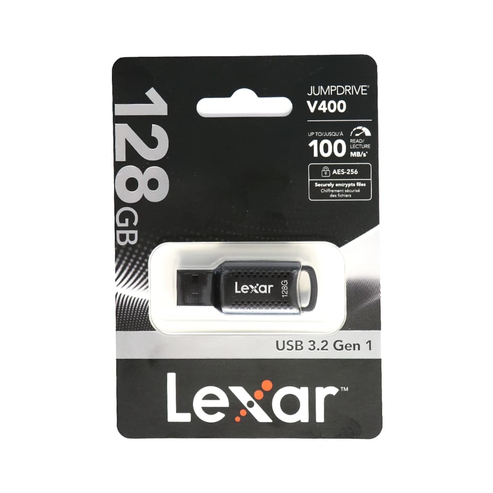 فلش 128 گيگ LEXAR مدل USB3.2 V400 — تصویر ۳