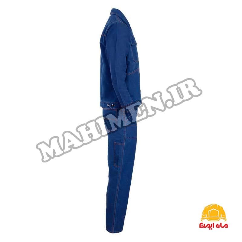 کاپشن و شلوار لی مهندسی (جین) کد 1221 — تصویر ۷