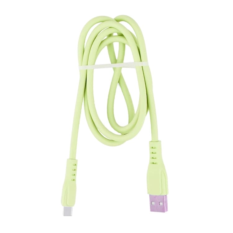کابل دیتا و شارژ Type-C اورجینال MONSTER 706 سبز — تصویر ۲
