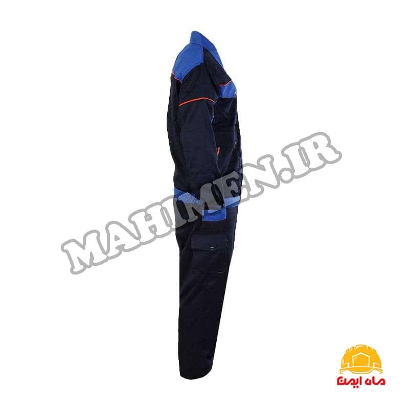 کاپشن و شلوار رنگ سرمه ای آبی مدل بوفالو کد F22 — تصویر ۲