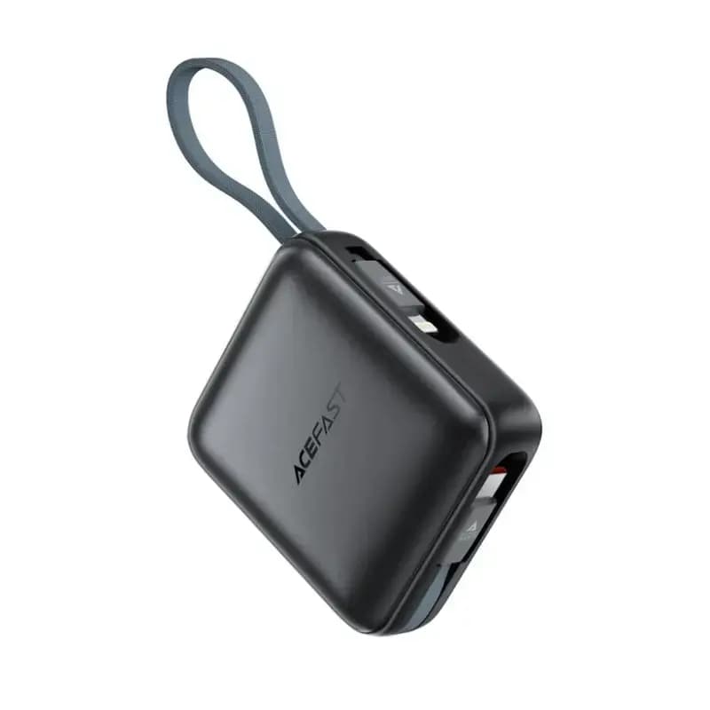 پاوربانک 10000 ایس فست ACEFAST M23 PD22.5W GaN Fast Charger توان 22.5 وات همراه با کابل متصل — تصویر ۱۱