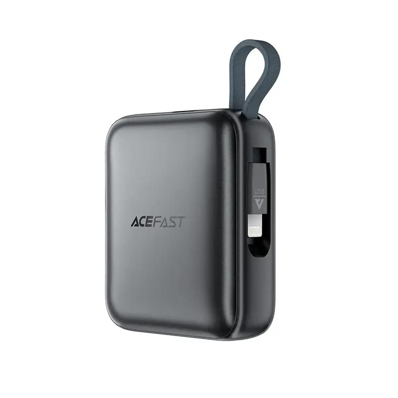 پاوربانک 10000 ایس فست ACEFAST M23 PD22.5W GaN Fast Charger توان 22.5 وات همراه با کابل متصل — تصویر ۱۰