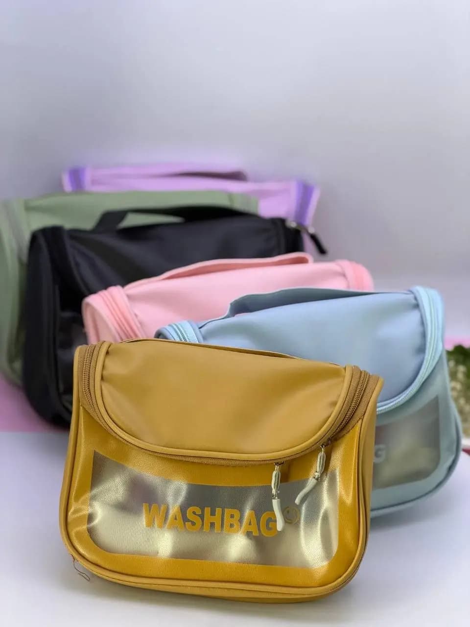 واش بگ صندوقی – کیف لوازم آرایشی دخترانه مدل صندوقی WASHBAG — تصویر ۵