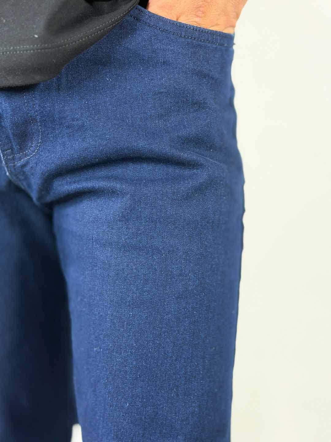 شلوار جین کلاسیک قد 105 آبی نفتی 1110225-1 — تصویر ۶