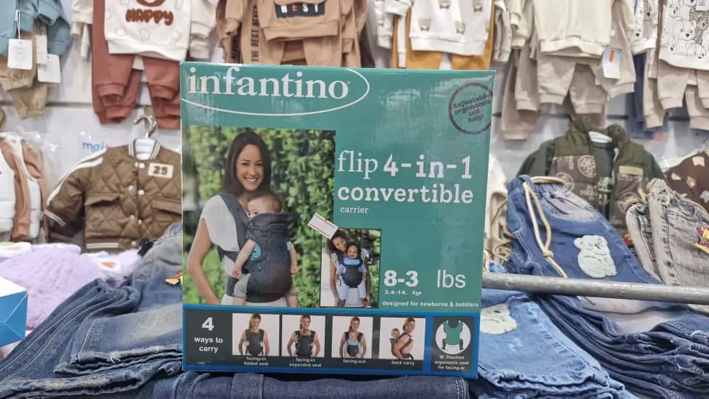 آغوشی نوزاد اینفنتینو مدل فلیپ – infantino flip 4 in 1