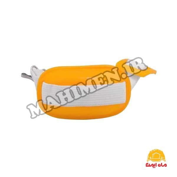 بند زیر چانه با گیره فلزی سفید