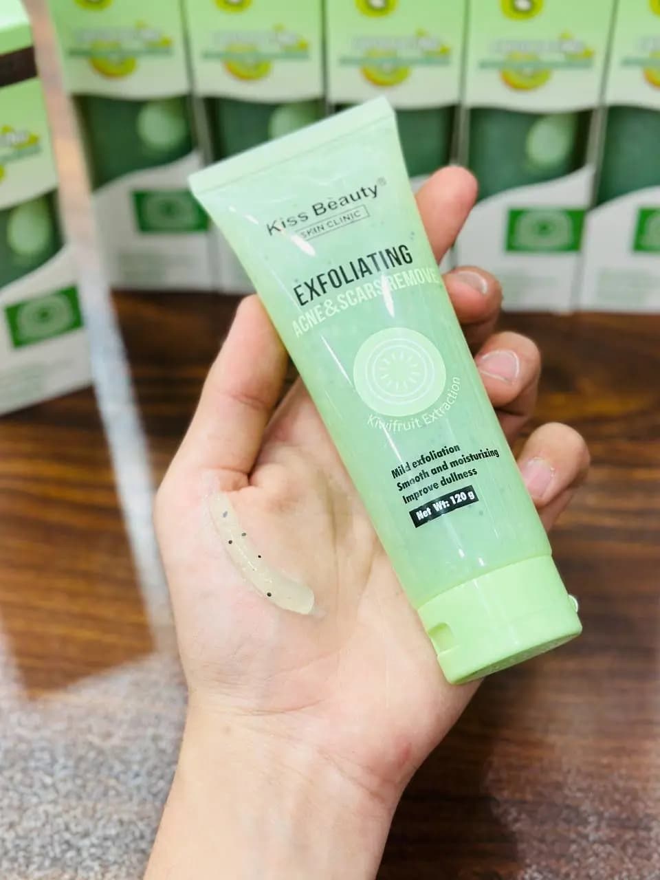 لایه بردار کیس بیوتی – لایه بردار فوری پوست EXFPLIATING KISS BEAUTY — تصویر ۸