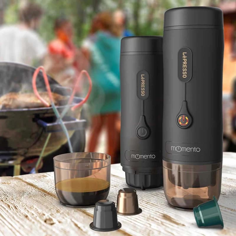 اسپرسو ساز قابل حمل لپرسو مدل LePresso Momento 2.0 Espresso Maker LPPESSMBK — تصویر ۴