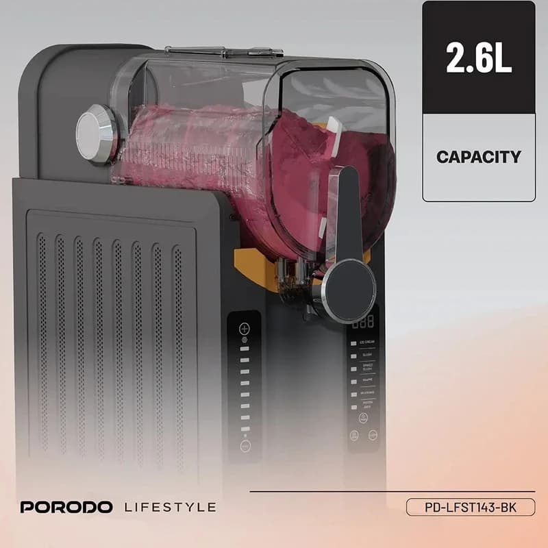 یخ در بهشت ساز- اسموتی ساز-بستنی ساز پرودو مدل porodo Function Slushie Maker PD-LFST143 — تصویر ۷