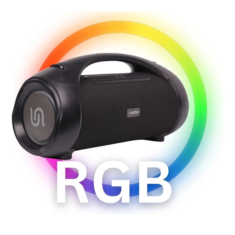اسپیکر بلوتوثی پرودو مدل porodo Rush Euphoric Sound Portable Speaker — تصویر ۱۰