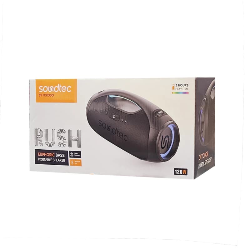 اسپیکر بلوتوثی پرودو مدل porodo Rush Euphoric Sound Portable Speaker — تصویر ۸