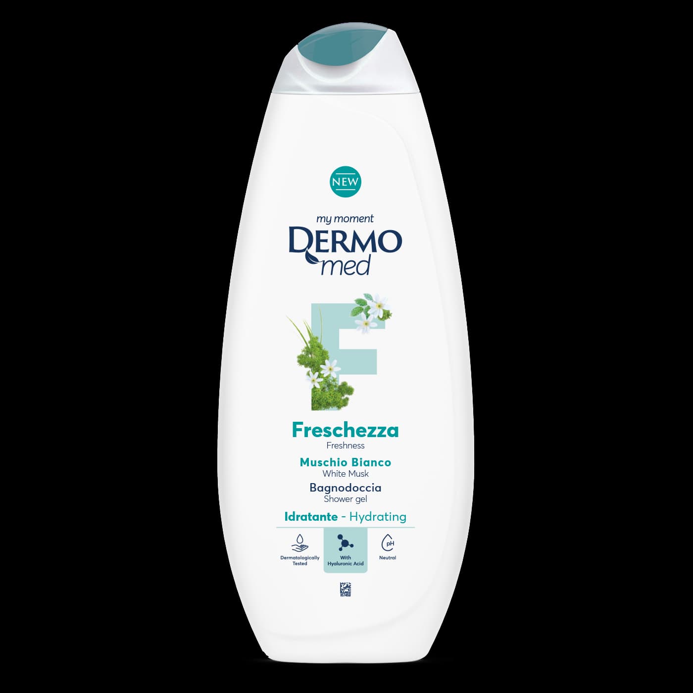 شامپو بدن آبرسان درمومد مشک سفید 650 میل | Dermomed shower gel white musk — تصویر ۳