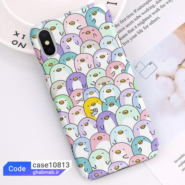 قاب گوشی رنگارنگ پنگوئن ها case10813 — تصویر ۶