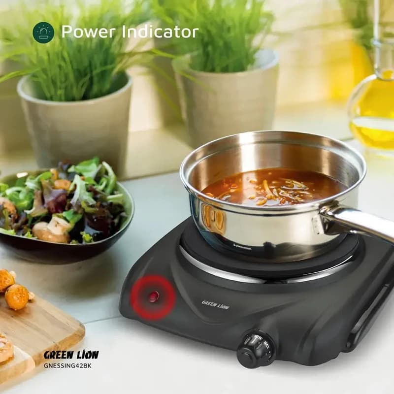 اجاق گاز برقی گرین لاین مدل Green Line Portable Single Burner Electric Stove GNESSING42 — تصویر ۳