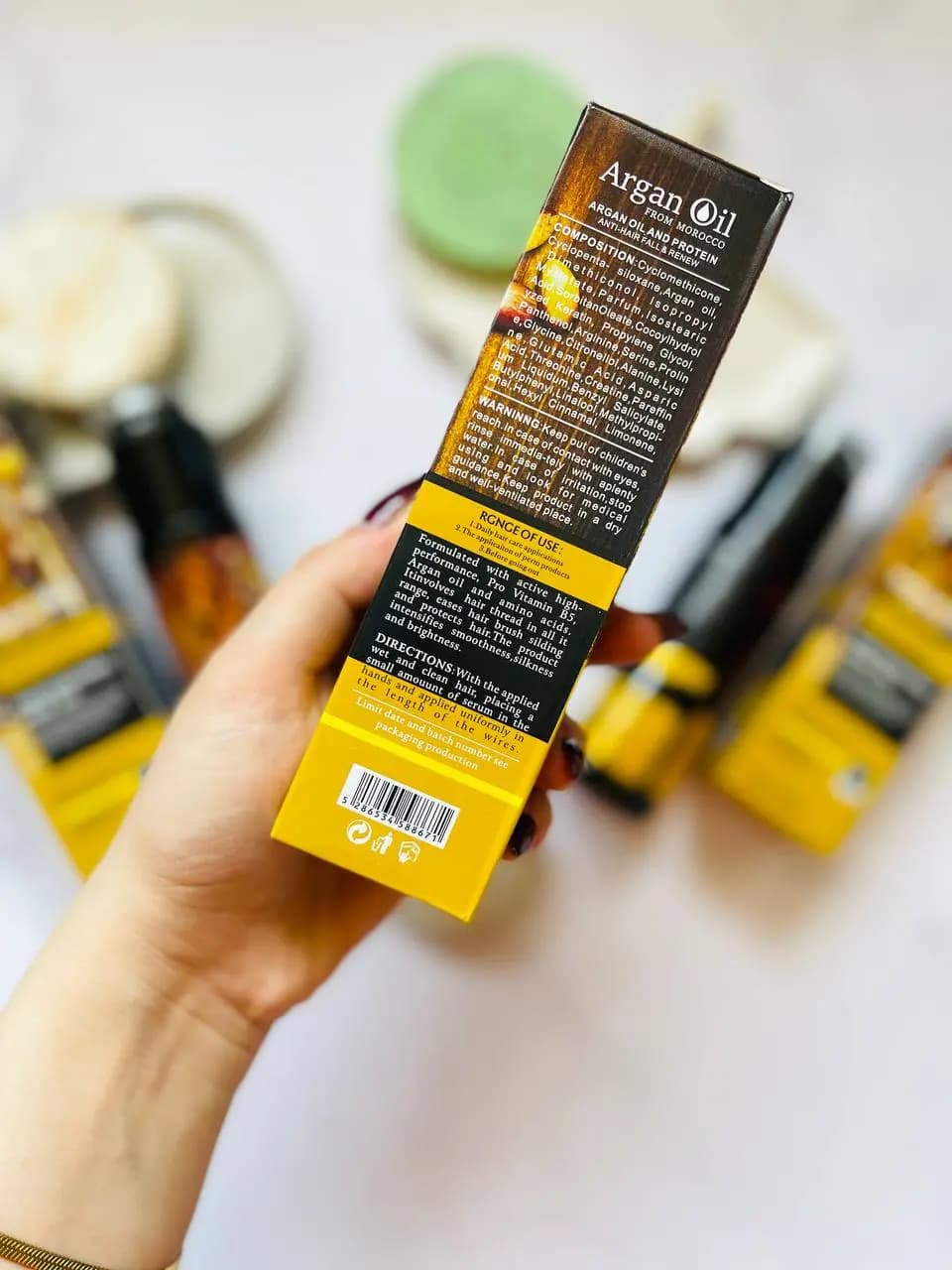 روغن آرگان لایتنس – روغن آرگان مخصوص لایتنس ‏ARGAN OIL AND PROTEIN Lightness — تصویر ۷