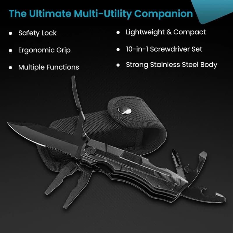 انبردست چند کاره گرین لاین مدل Green lion Multi Plier GNMLTPLR10BK — تصویر ۳