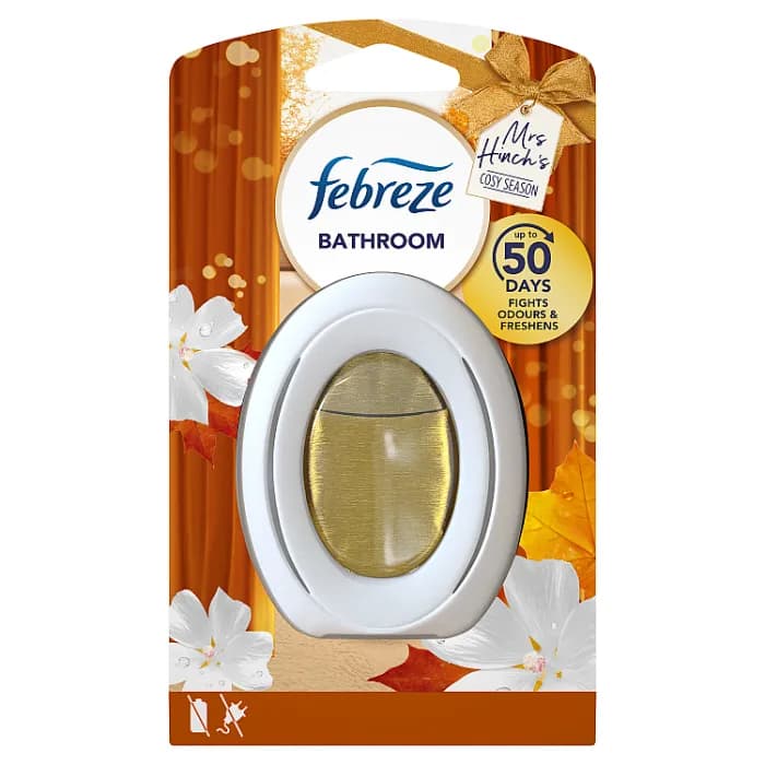 خوشبوکننده و بوگیر سرویس بهداشتی و حمام فبریز رایحه مشک سفید و افرا طلایی 7.5 میل | Febreze bathroom white musk & golden maple — تصویر ۳