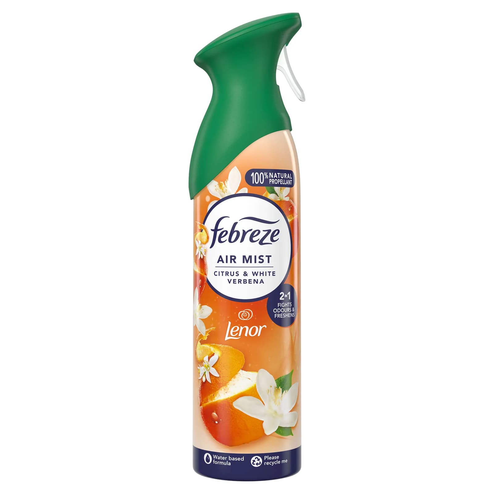 اسپری خوشبوکننده هوا لنور فبریز رایحه مرکبات و سرمه سفید 185 میل | Febreze air mist citrus & white verbena — تصویر ۳