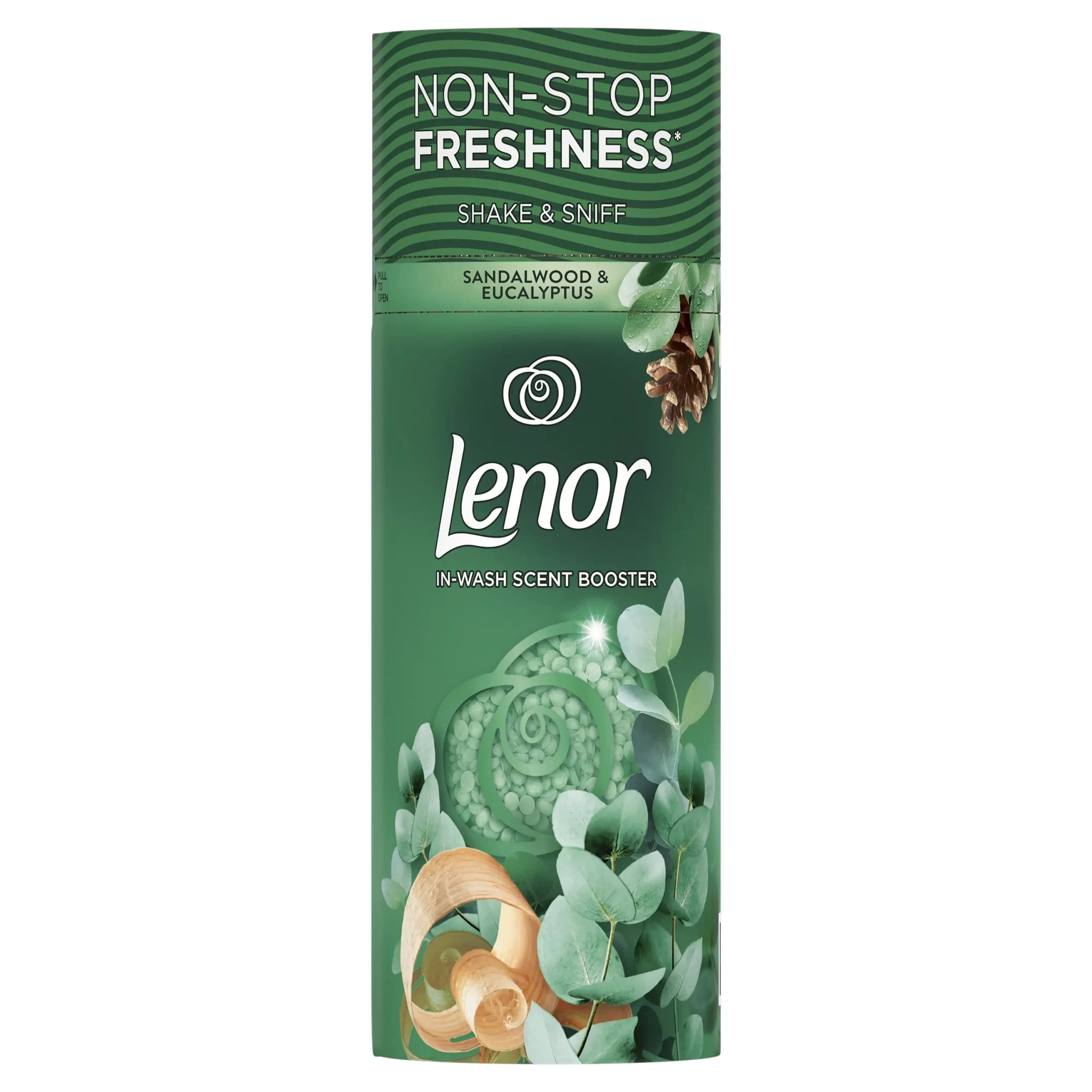 دانه خوشبو کننده لباس لنور 155 گرم چوب صندل و اکالیپتوس | Lenor sandalwood & eucalyptus