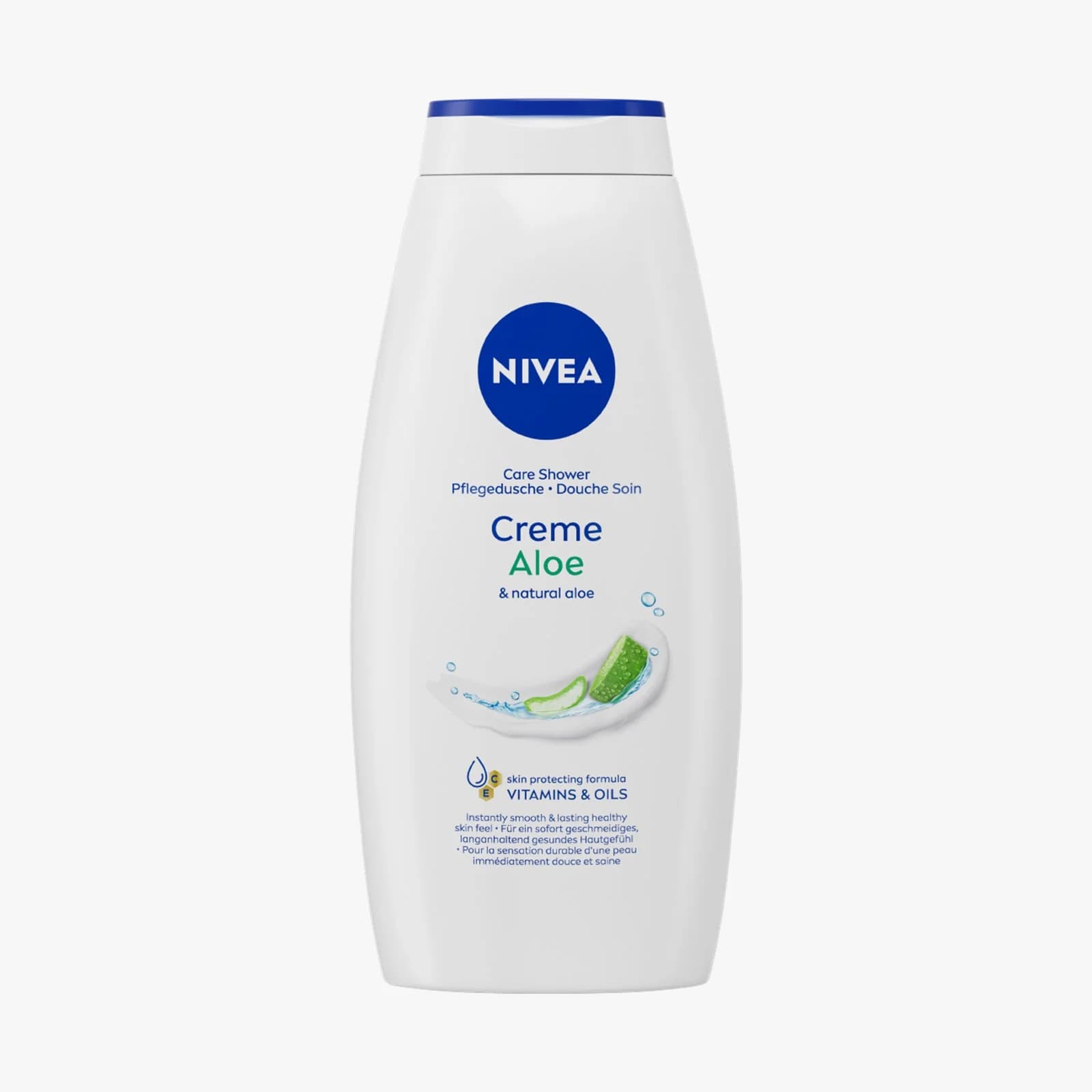 فوم حمام کرمی نیوا آلوئه ورا 750 میل | Nivea caring foam bath creme aloe — تصویر ۳