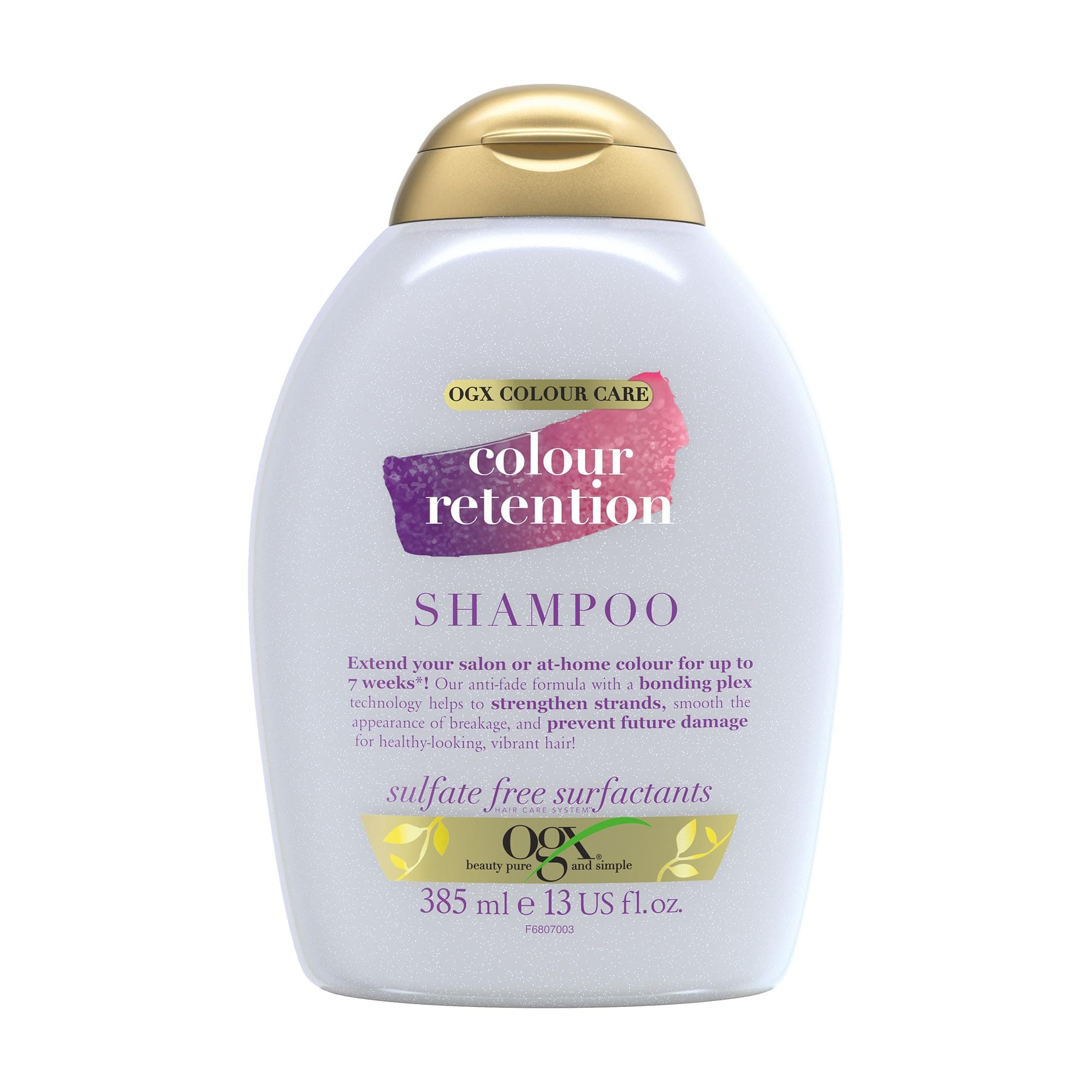 شامپو بدون سولفات او جی ایکس مناسب استفاده برای موهای رنگ شده 385 میل | ogx colour retention — تصویر ۳