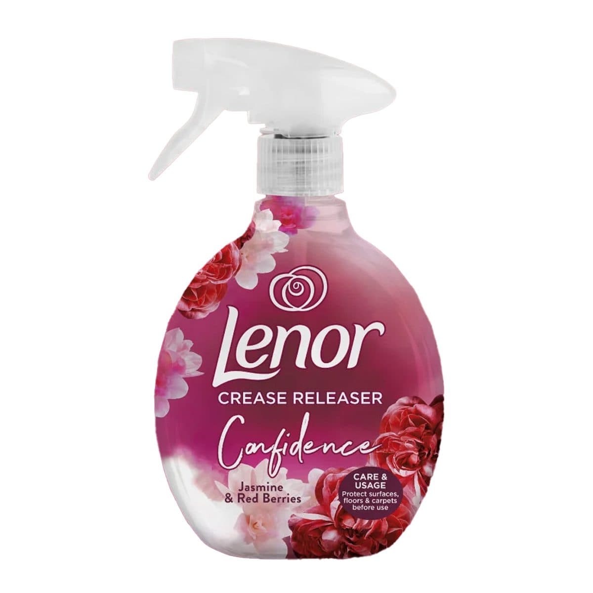 اسپری ضد چروک و خوشبو کننده لباس لنور رایحه یاس و توت قرمز 500 میل | Lenor jasmine & red berries — تصویر ۳
