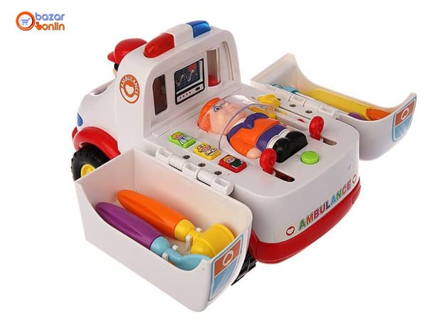 ماشین آمبولانس هولی تویز HuiLe TOYS — تصویر ۵